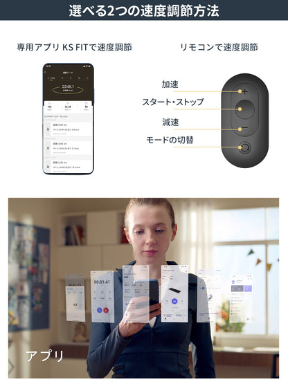 KingSmith WalkingPad Z1 ルームランナー 家庭用 電動 ウォーキングマシン
